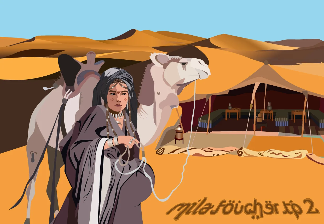 portrait desert